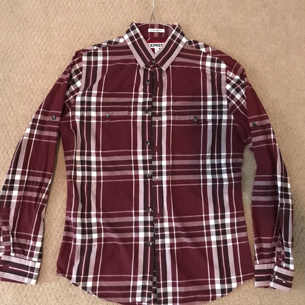 Express Extra Slim Fit Button Down